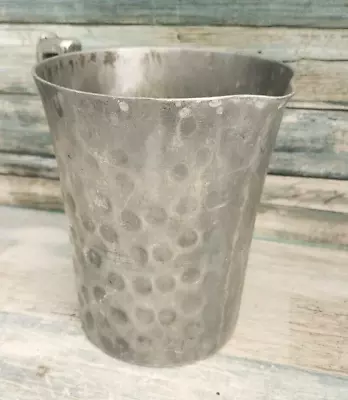 _Vintage Canterbury Arts Metal Hammered Aluminum Medieval Pitcher 8  Tall! • $15.50