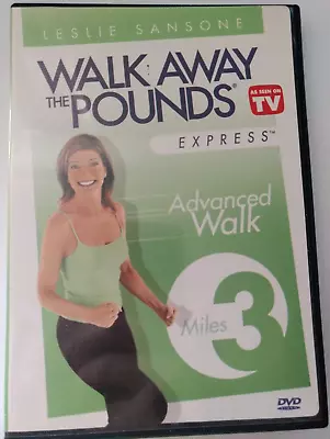 NEW!!! Leslie Sansone Walk Away The Pounds: Express Advanced 3 Miles Workout DVD • $12.49