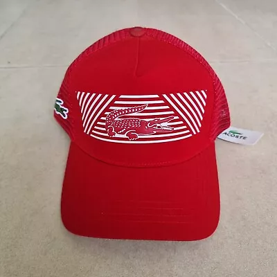 Lacoste Baseball Men's Cap Red • $34