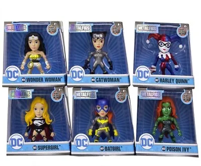 Metals Die-Cast DC Girls 6cm - 6 Super Hero Character - Ideal Gift For Girls • £7.99