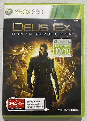 Deus Ex Human Revolution Xbox 360 Complete • $12.95