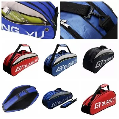 Badminton Racket Bag Tennis Racket Single Shoulder Bags 4 To 6 Racquets • £26.18