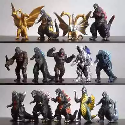 New Godzilla Vs Kong 22 Styles Model Anime Figurine Mechagodzilla Dinosaur Actio • $25.99
