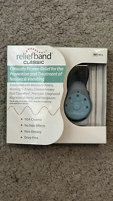 ReliefBand Classic Motion Sickness Anti-Nausea Relief Wristband Anxiety Migraine • $21.50