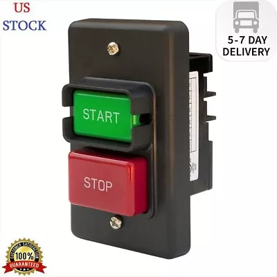 On Off Switch Start Stop POWERTEC 71008 Single Phase Push Button 110/220V 20-35A • $16.49