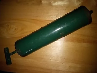 Vintage Metal Air Pump Hand Green Inflate Tire Japan No Tip  • $4.99