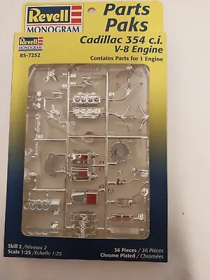 85-7252 Revell Parts Pak Cadillac 354 C.I. V-8 Engine ~ Sealed 1/25 • $12.99