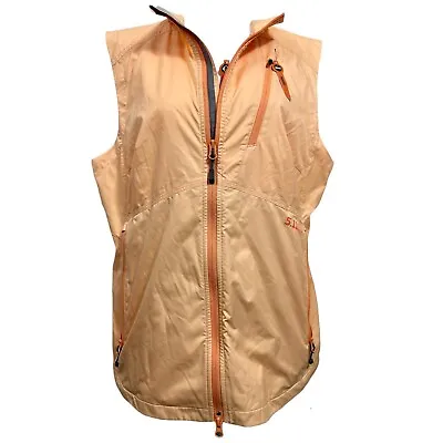 511 Tactical Cascadia Packable Windbreaker Vest Peach Pockets Women’s Medium NWT • $29.99