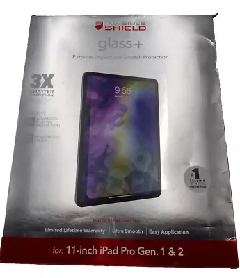 Zagg Invisible Shield Glass+ FOR 11  IPAD PRO GEN 1 & 2 Adv. Shatter Protection • $14.97