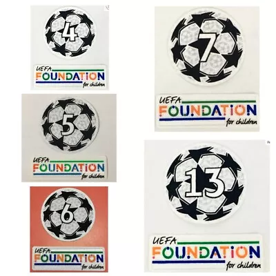 UEFA Champions League 4567 13 Times Winner Patch + Foundation For Children • £8.59