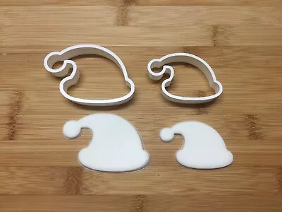 £3.99 • Buy Christmas Hat Cookie Cutters Set Of 2, Biscuit, Pastry, Fondant, Bread Cutter