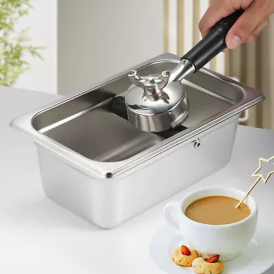 $30.66 • Buy Retangular Large Coffee Knock Box Stainless Steel Coffee Grounds Container