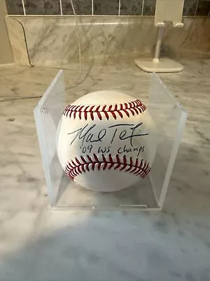 New York Yankees Mark Teixeira Signed Baseball “ 09 WS Champs” JSA • $70