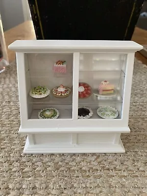 Vintage Miniature Dollhouse Store/Cake Display Case With Pies And Cakes • $40