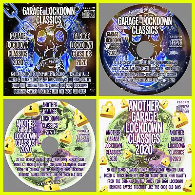 Garage Lockdown Classics 2020 X2 NEW DJ MIXED CD's 🌟 UK GARAGE OLD SCHOOL 🌟 • £6