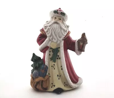 Santa With Toy Bag And Lantern Figurine Old World Midwest Of Cannon Falls • $12.99