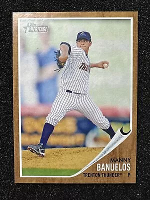 MANNY BANUELOS #4 2011 Topps Heritage Minor League Edition Rookie/Prospect QTY • $1.49