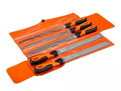 Bahco - File Set 5 Piece 1-478-10-1-2 250mm (10in) - 1-478-10-1-2 • £49.17