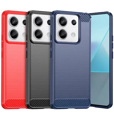 For Xiaomi Redmi Note 13 13 Pro+ 5G Shockproof Slim Carbon Fiber TPU Case Cover • $22.99