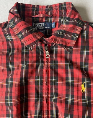 £64.95 • Buy Polo Ralph Lauren Tartan Check Harrington Jacket Size S