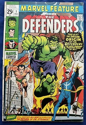 MARVEL FEATURE #1 1971 1st DEFENDERS • $50.48