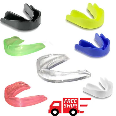 Gum Shield Mouth Guard Boil Bite Rugby Boxing Baseball Hockey Karate All Sports  • $6.99