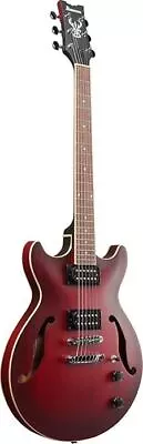 Ibanez AM53 Hollowbody Guitar Sunburst Red Flat • $349.99