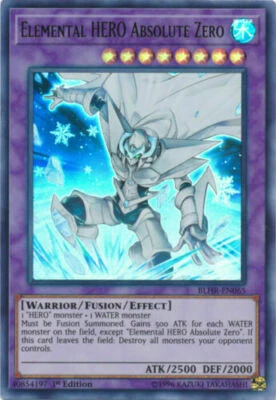$39.99 • Buy Yugioh Card - Elemental HERO Absolute Zero *Ultra Rare* BLHR-EN065 (NM/M)