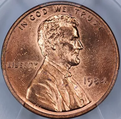 1984 PCGS MS66RD Lincoln Cent 40488186 • $14