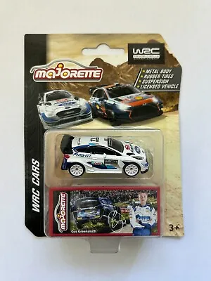 Majorette Ford Fiesta WRC Rally Car Gus Greensmith - New On Card • £9.99