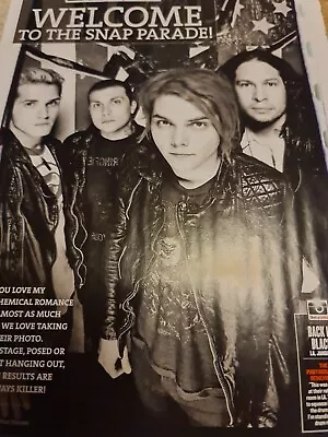 My Chemical Romance  Gerard Way  Frank Iero A4 Poster Kerrang  Magazine Uk • £10.49