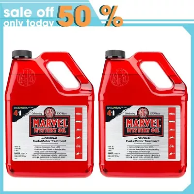 Marvel Mystery Oil - Oil Enhancer And Fuel Treatment 1 Gallon 2 Pack • $46.52