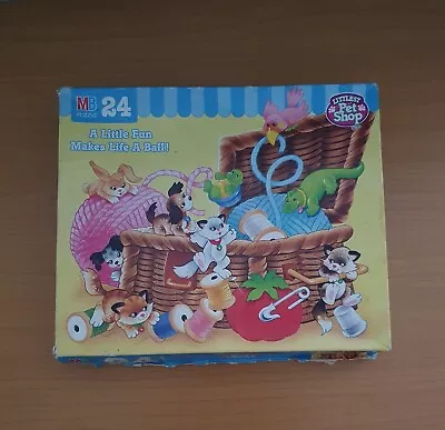 Vintage 1993 LITTLEST PET SHOP A Little Fun Makes Life A Ball Jigsaw Puzzle 24pc • $19.95