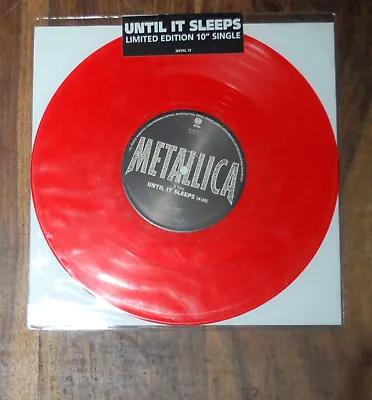 Metallica - Until It Sleeps 10  Single Red Vinyl • £17.95