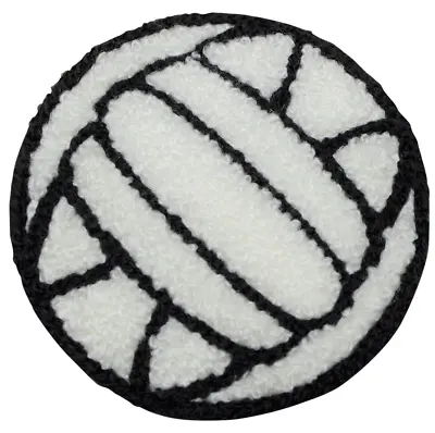 $3.75 • Buy Chenille Volleyball Applique Patch - Sports Ball, Athletic Badge 2.25  (Iron On)