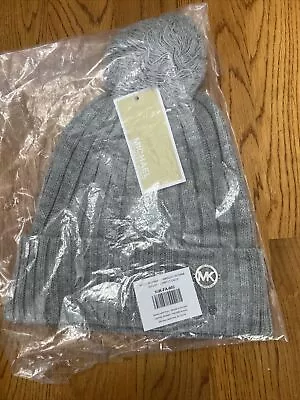 Brand New Michael Kors Grey Cable Knit Beanie Hat Never Worn. In Package • $13.99