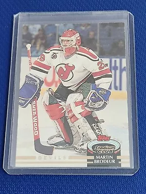 1992-93 Topps Stadium Club - #233 Martin Brodeur Rookie RC Hockey Card HOF  • $6