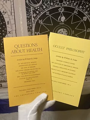 The Theosophy Company 2 Booklets H.P. Blavatsky William Q. Judge Occultism • $33