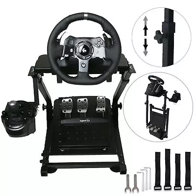 Racing Simulator Steering Wheel Stand For Logitech G29 PS4 G920 T300RS T500RS • $65.50