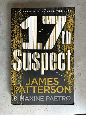 Book: James Patterson - 17th Suspect • $15