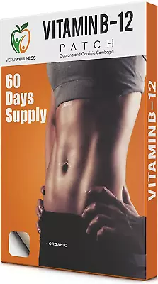 Veru Wellness Vitamin B12 Patch For Energy Boost – 60 Day Supply Vitamin B12 Pat • $19.94