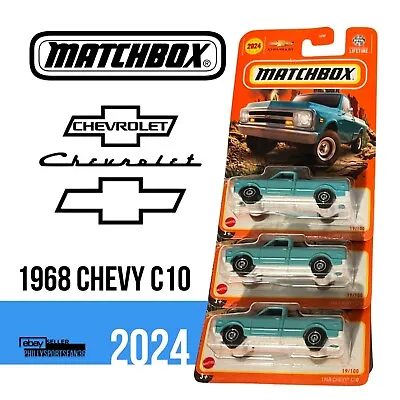 Matchbox 1968 Chevy C10 #19 Basic Mainline 2024 Case D (In-Stock) New Lot Of 3 • $30