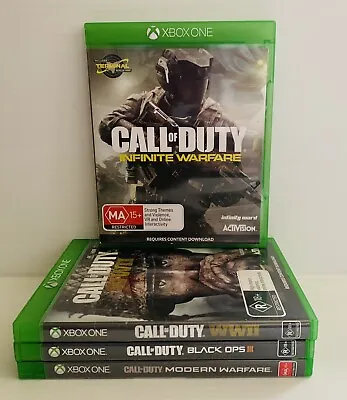 Call Of Duty XBOX ONE | COD X 4 Video Games | Tested & Working - BO2 WWII MW • $75.59