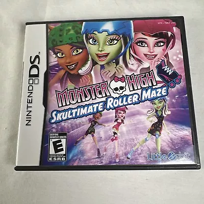 Monster High: Skultimate Roller Maze Nintendo DS CASE & MANUAL ONLY NO GAME • $9.99