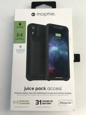 Mophie Juice Pack Access Ultra-Slim Battery Case For Apple IPhone XR - Black • $16.99