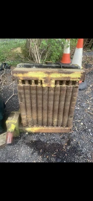 £550 • Buy Hymac 580C Hydraulic Oil Cooler