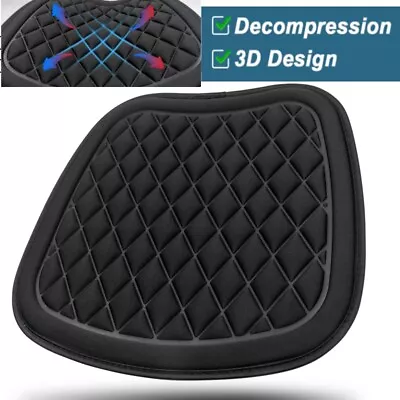 Universal Car Seat Cushion Diamond Grid Breathable Memory Foam Seat Pad Black • $19.99