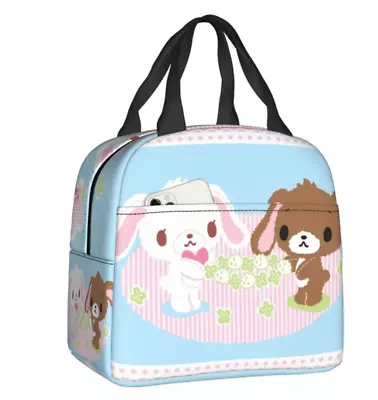 Sanrio Sugar Bunnies Lunch Bag Hand Laptop School Purse Anime Thermal Bento Box • $65