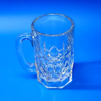 Vintage LIBBEY GLASS Beer Ale Root Beer Mug Steins HONEYCOMB 16 Ounce - HEAVY • $18.97