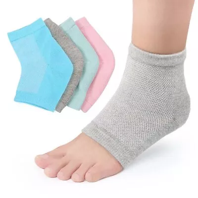 Moisturizing Gel Heel Socks For Foot Care Treatment Cracked Heels Dry Feet F6 • $6.99